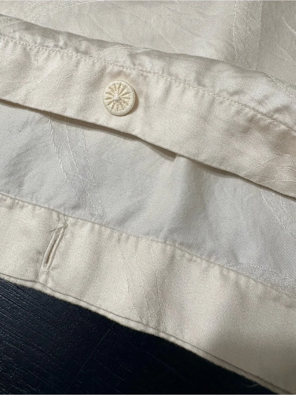 Legna SDH Ivory Satin Feel Lyocell King Size Single Pillow Case Made in Italy